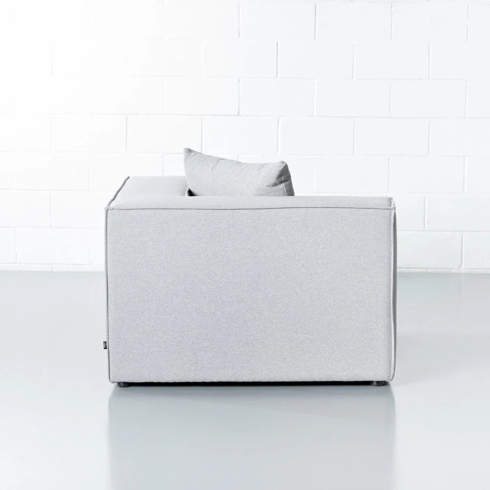 MASON - Light Grey Fabric Corner Module