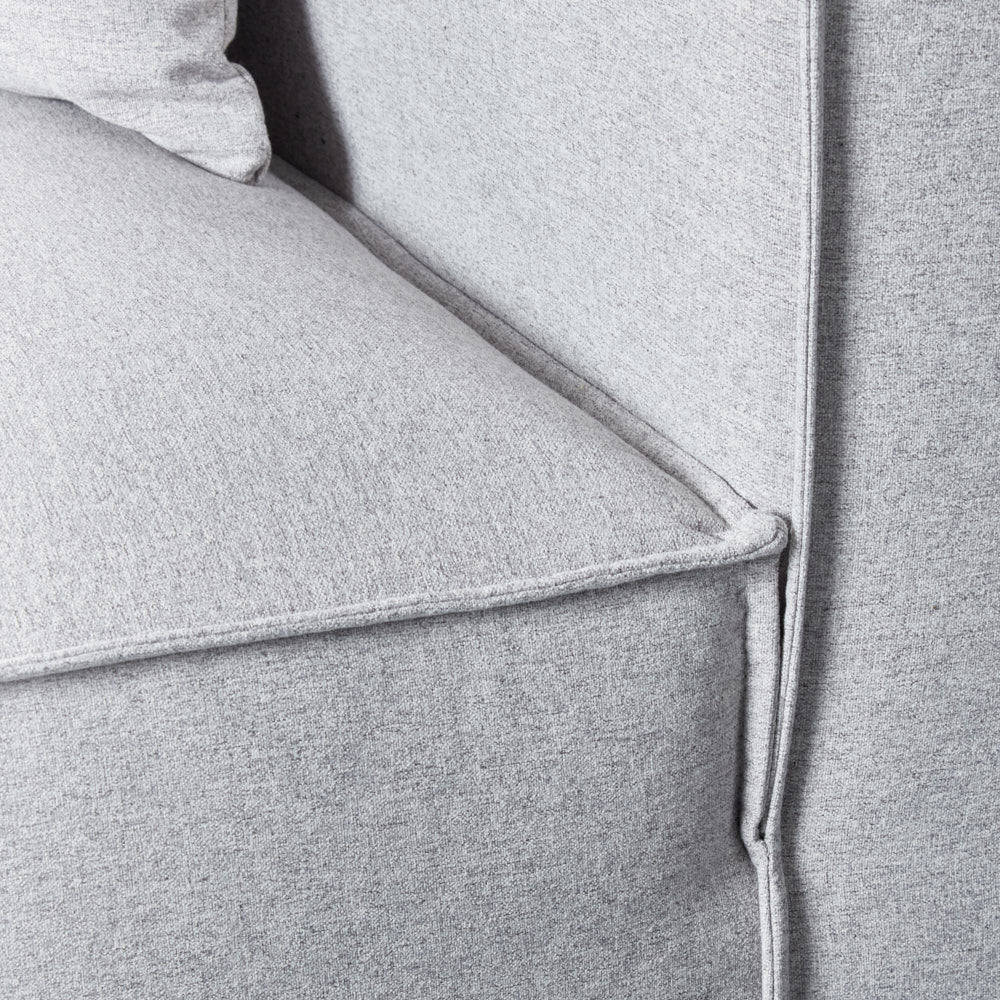 MASON - Light Grey Modular Set (4 piece)Orders with an ETA of late January, 2025 remain the same. Modern, modular, and moveable! MASON gives you options, the only limit is your imagination. Build your ultimate dream couch...