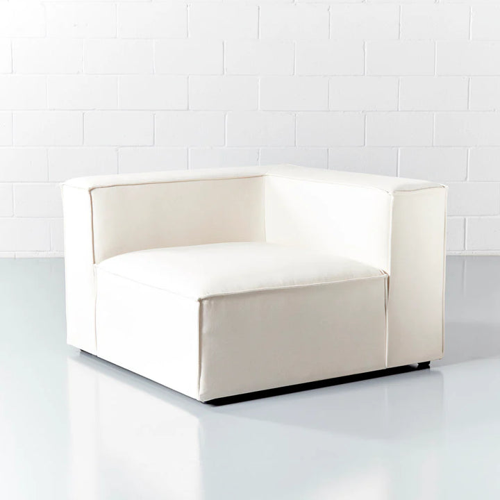 MASON - Cream Fabric Corner Chair Module