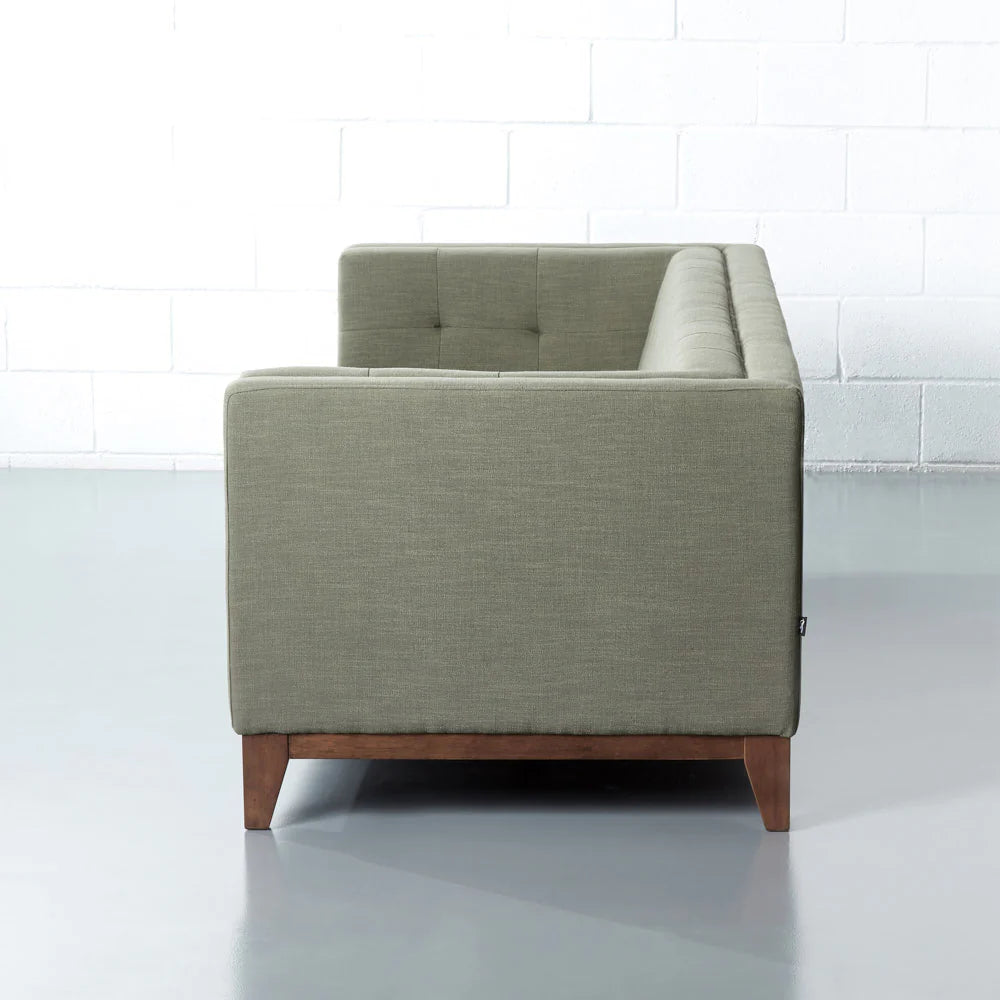 LANDON - Green Fabric Sofa