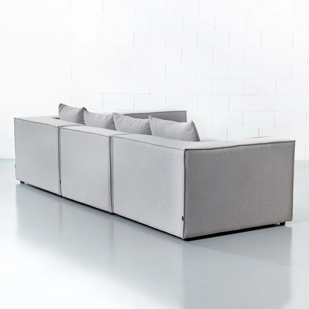 MASON - Light Grey Modular Set (4 piece)Orders with an ETA of late January, 2025 remain the same. Modern, modular, and moveable! MASON gives you options, the only limit is your imagination. Build your ultimate dream couch...