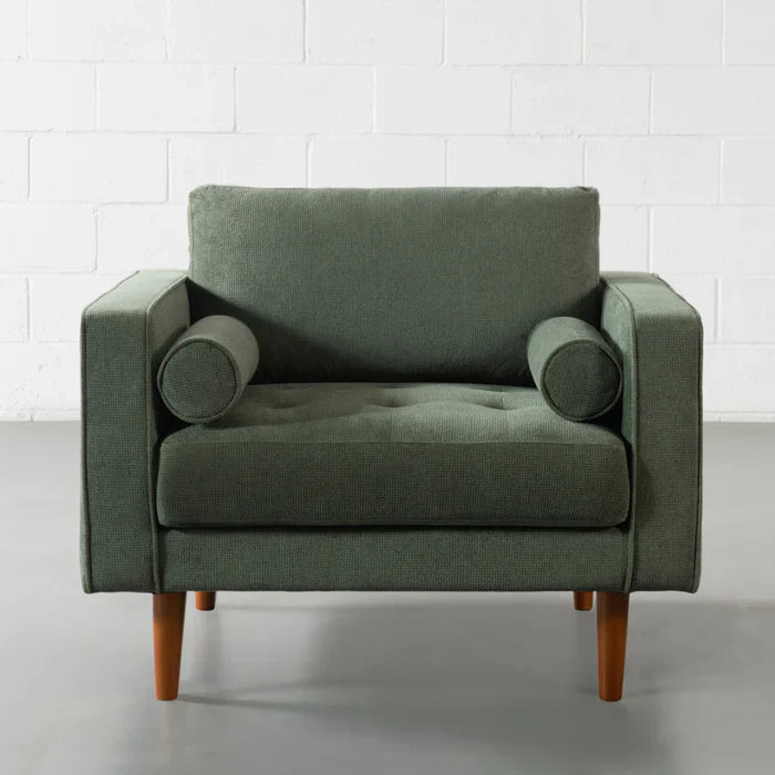 FONDA - Green Fabric Chair