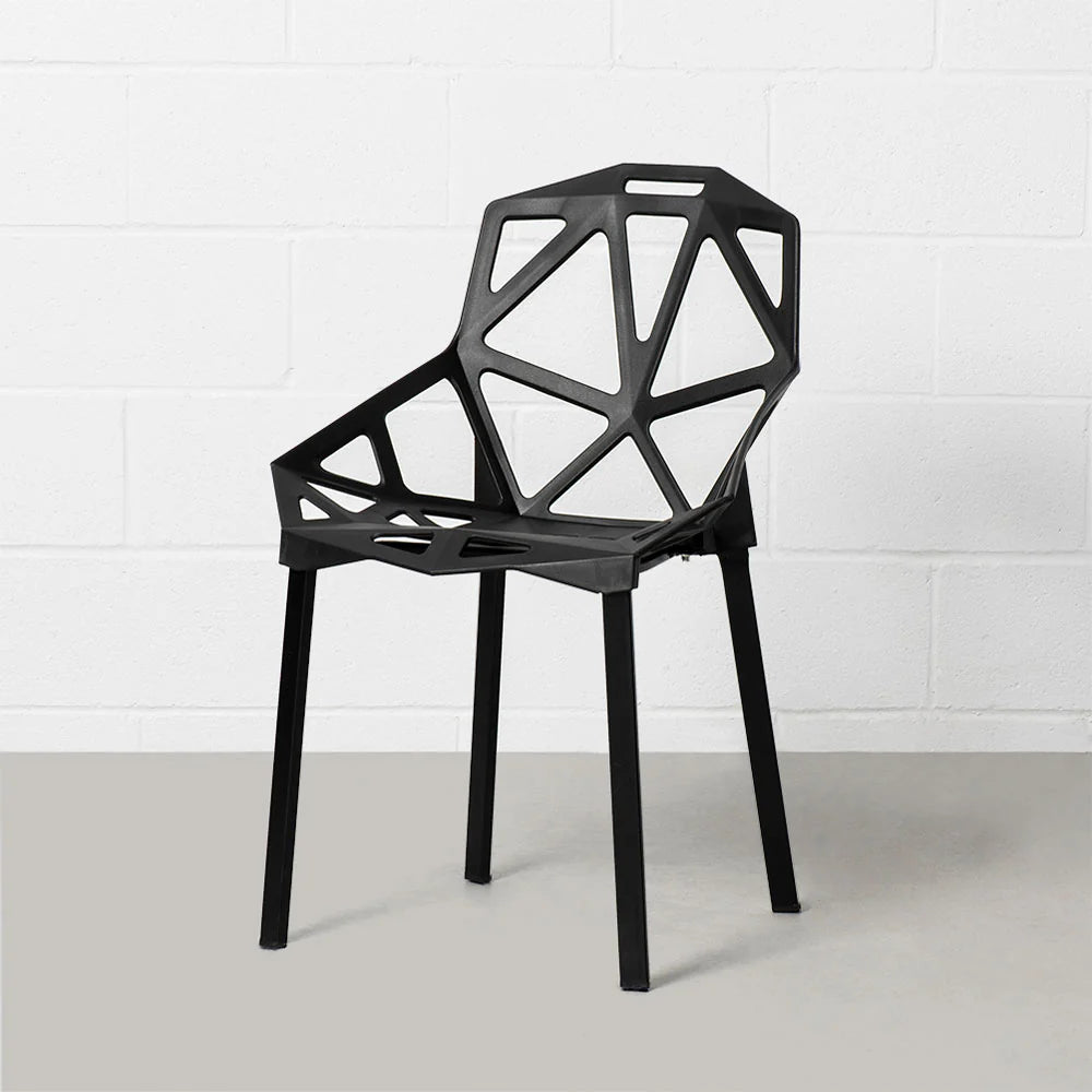 Black Geometric Chair