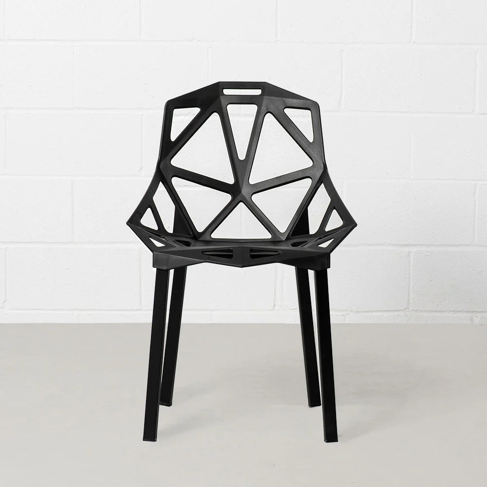 Black Geometric Chair