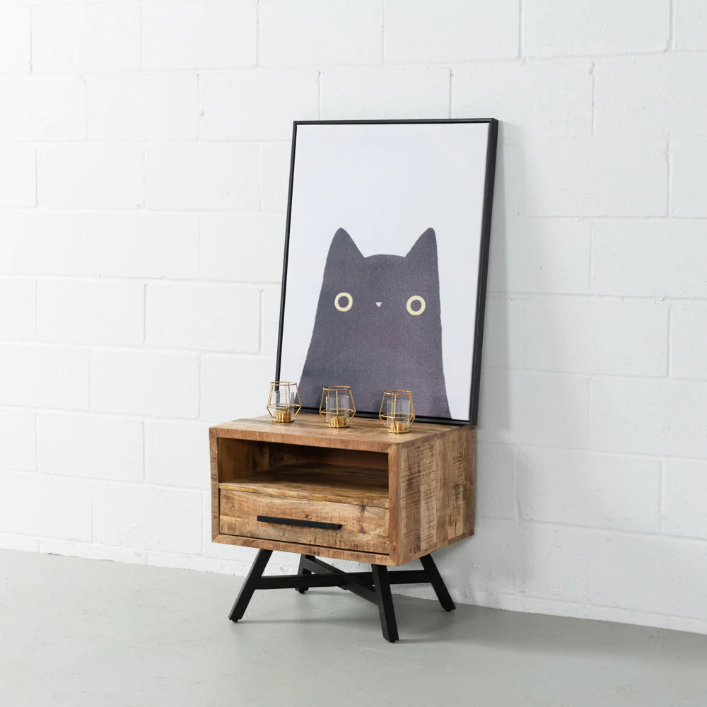 MAURA - Mango Wood Night Stand