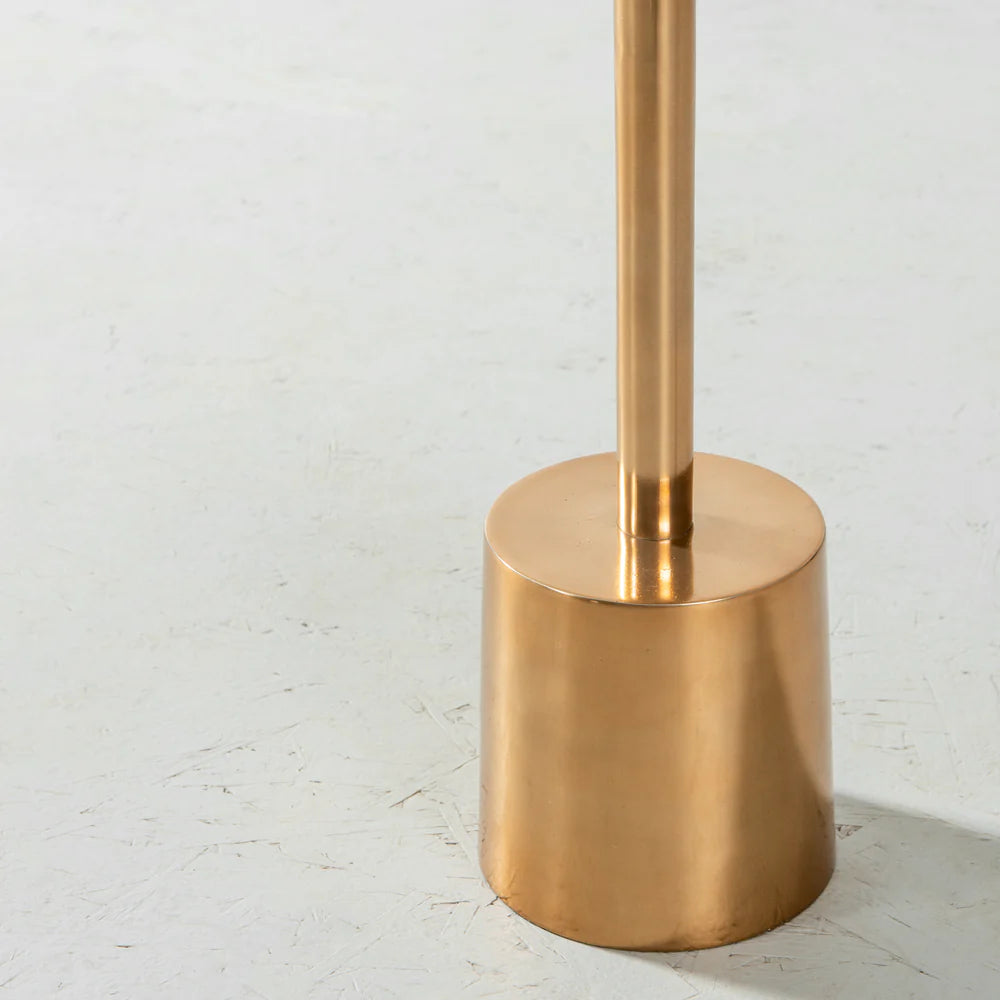 NUBIA - Side Table With Brass Base