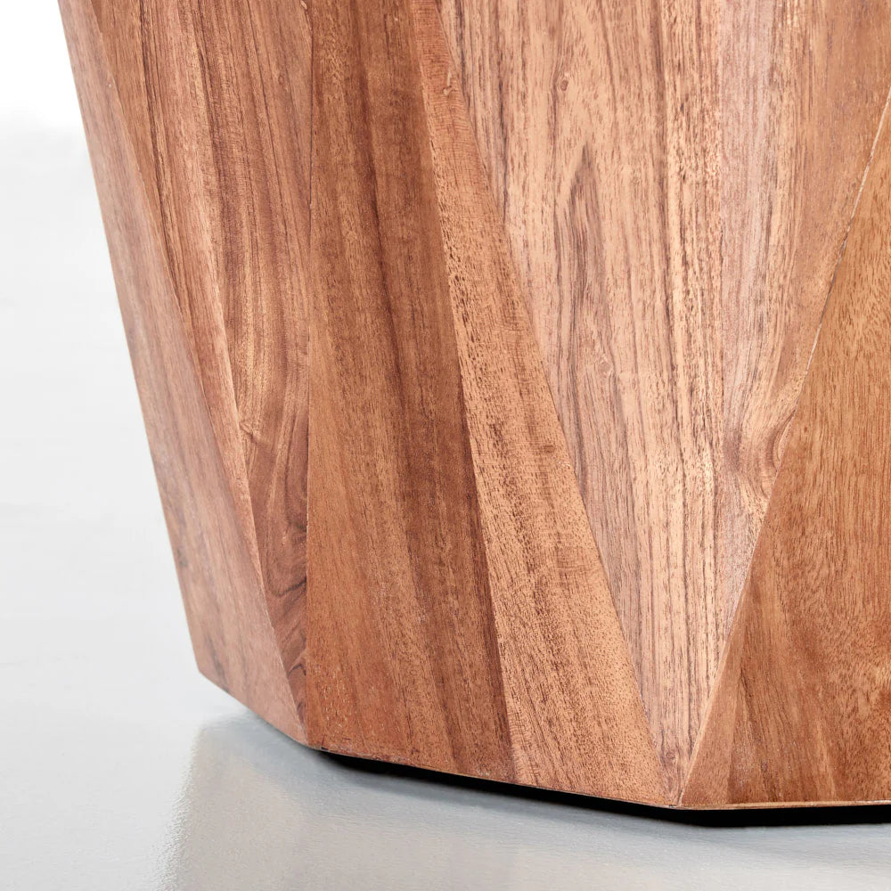 DUPONT - Acacia Wood Diamond Side Table