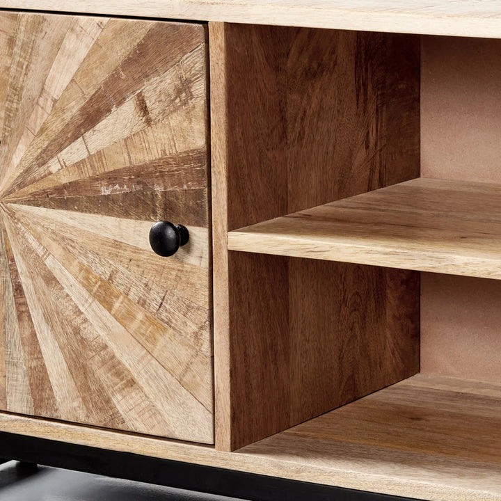 SUNBURST - Mango Wood TV Unit