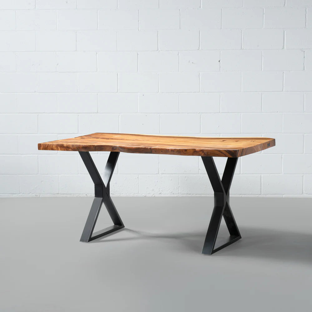 COMPAC - Suar Live Edge Table X Black