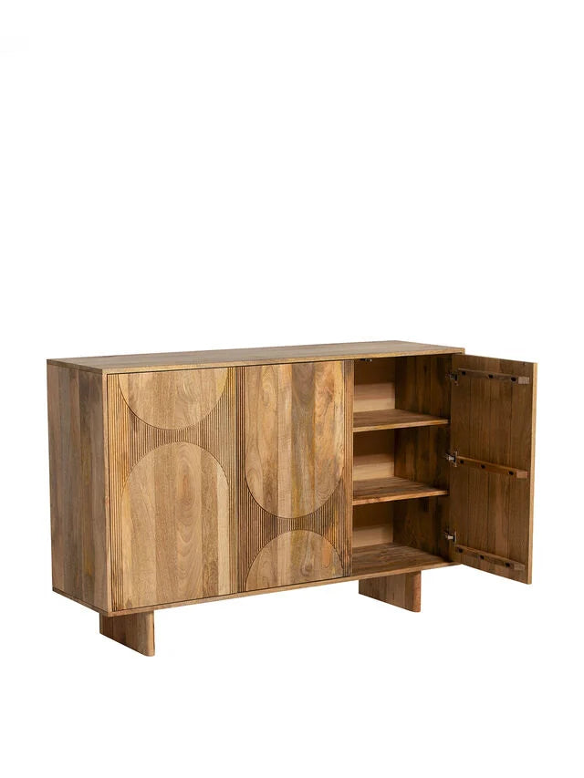 Neutral Mango Wood Sideboard