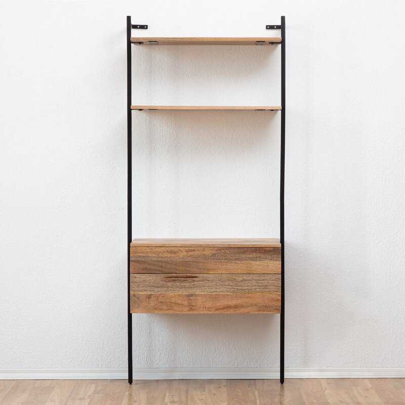 Natural Sergio Ladder Bookcase