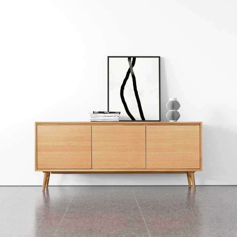 Oak Baylor Buffet Table