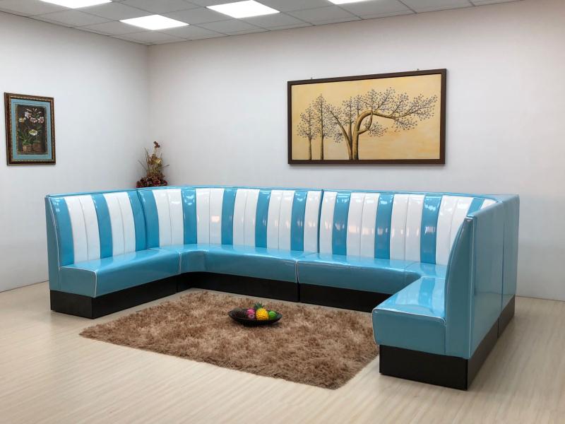 Booth Seating,Blue Booth,Restaurant Booth Sets,Modern Restaurant Booth Seating Furniture