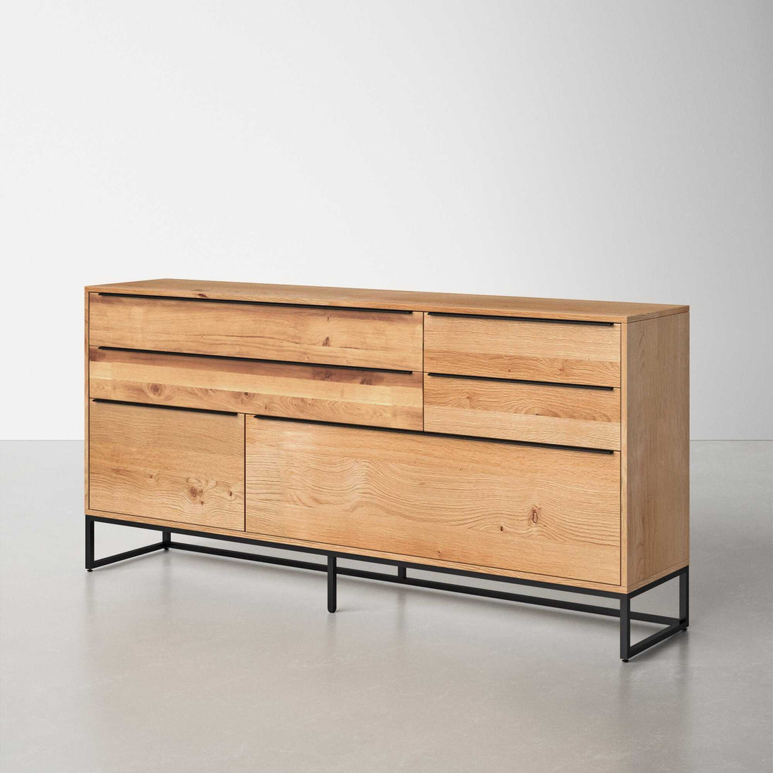 Remington Solid Oak Wood Sideboard