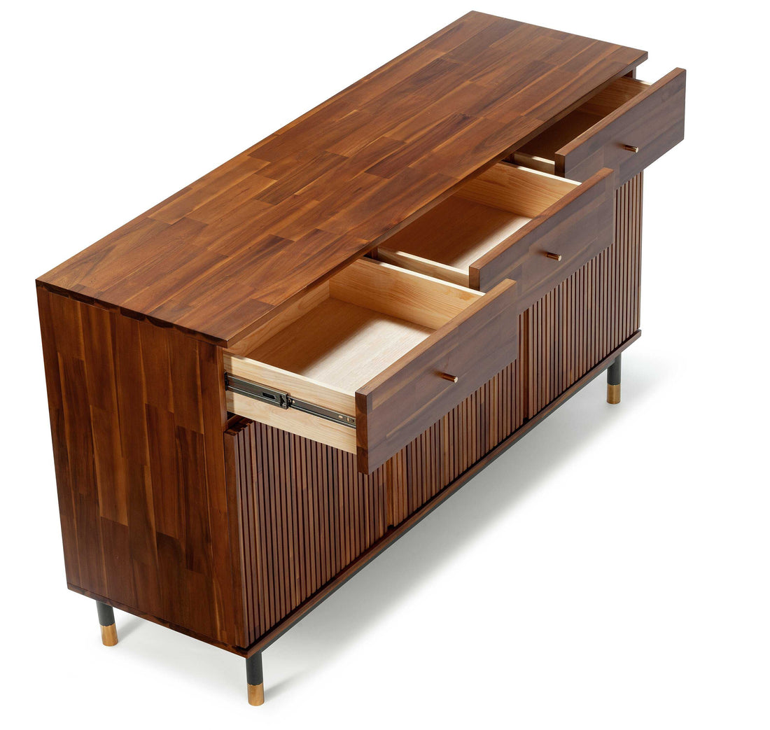 Zane Acacia Solid Wood TV Stand