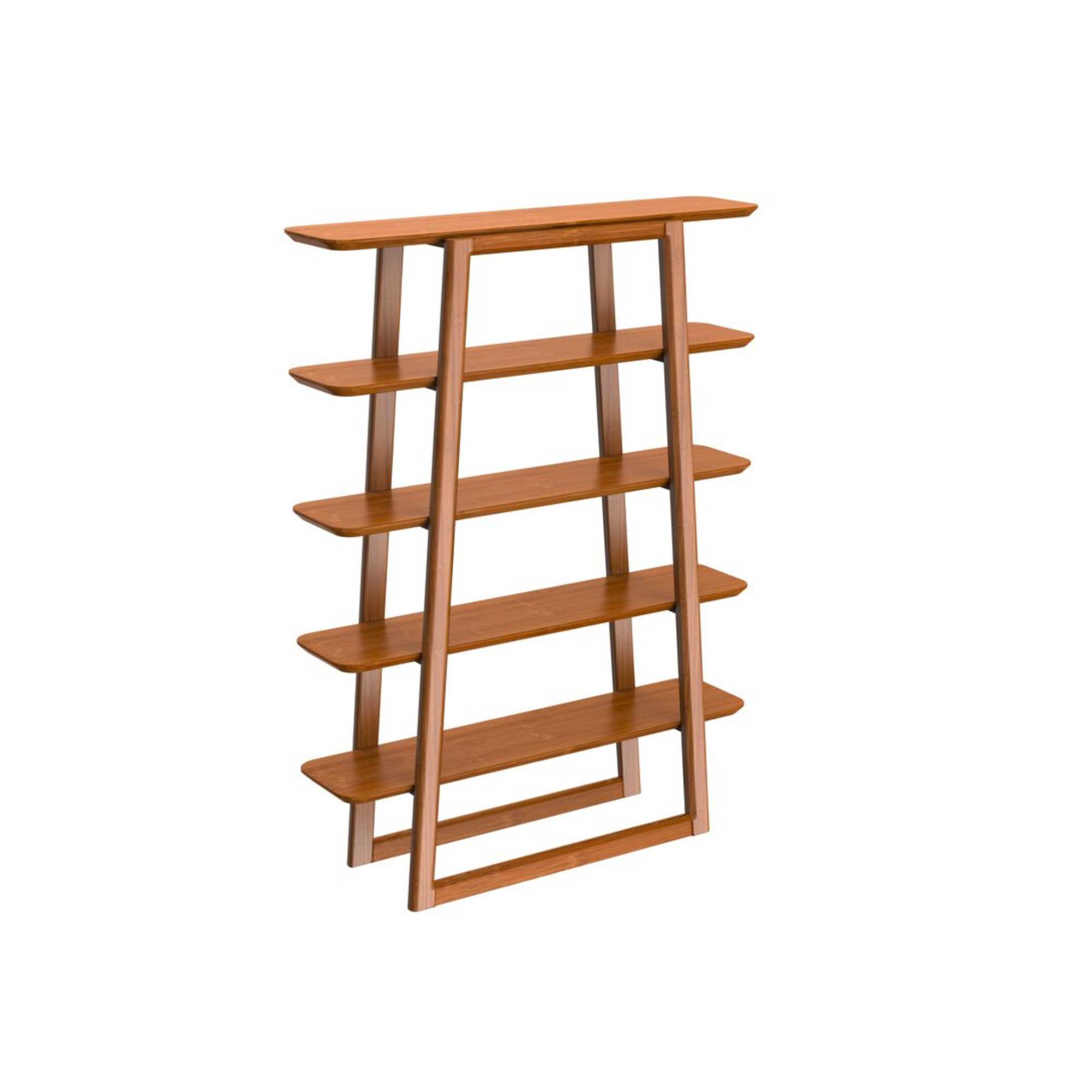 Caramelized Franklin Etagere Bookcase