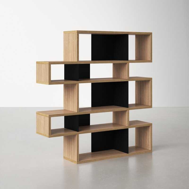 Tatum Geometric Bookcase